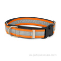 Collar de mascotas martingale ajustable reflectante